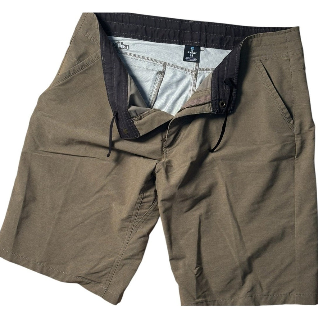 Kuhl Men’s Hiking Shorts Size 38 Brown Performance Outdoor Stretch Casual SHT03