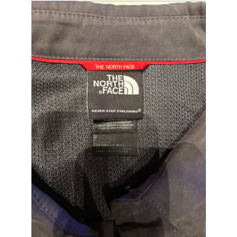 The North Face XXL Tall Gray Vented Outdoor Hiking Fishing Button Up Shirt Mens