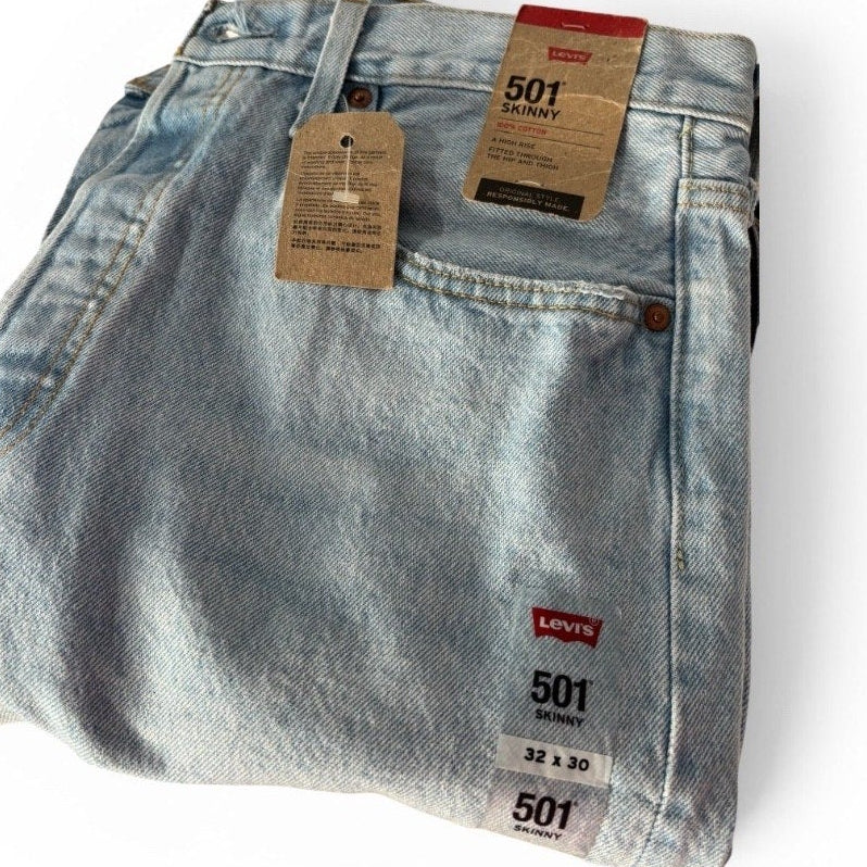Levi's 501 High Rise Button Fly jeans in size W32 L30 - 5010138