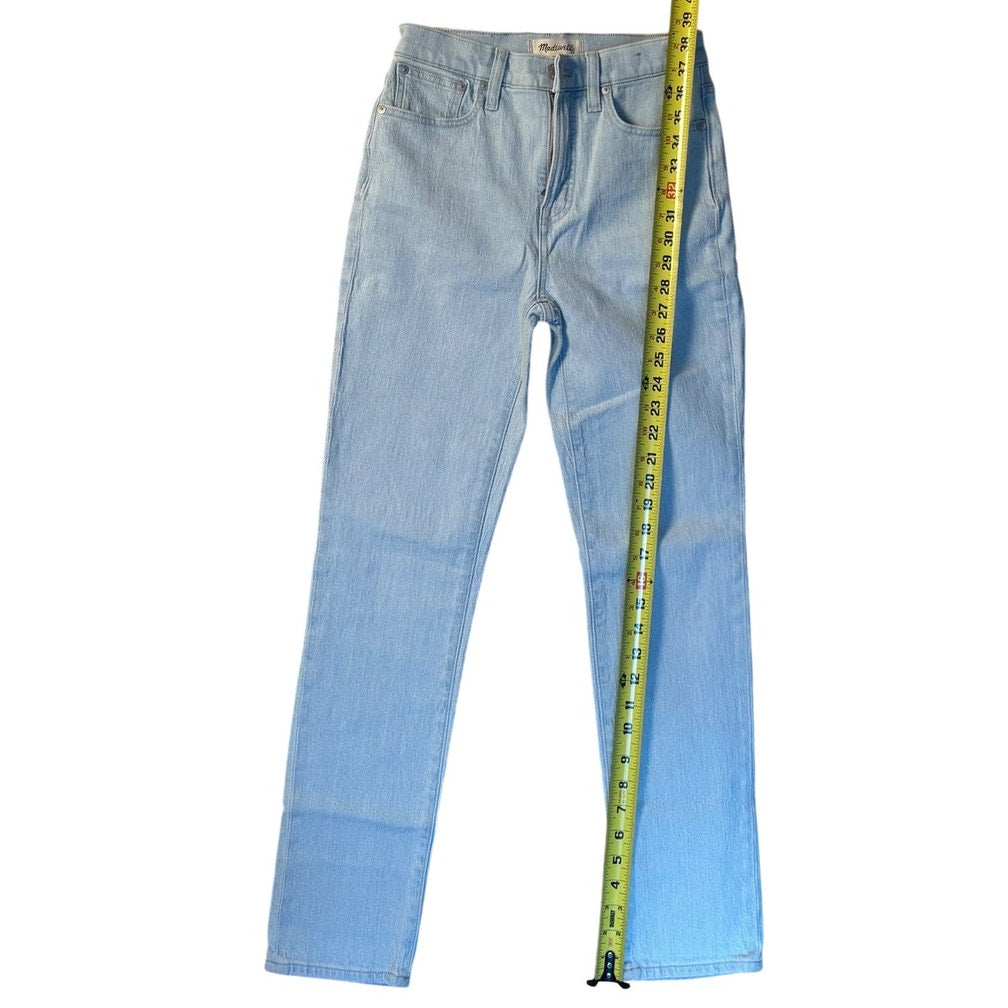 Madewell Light Wash Jeans Women’s High Rise Straight Leg