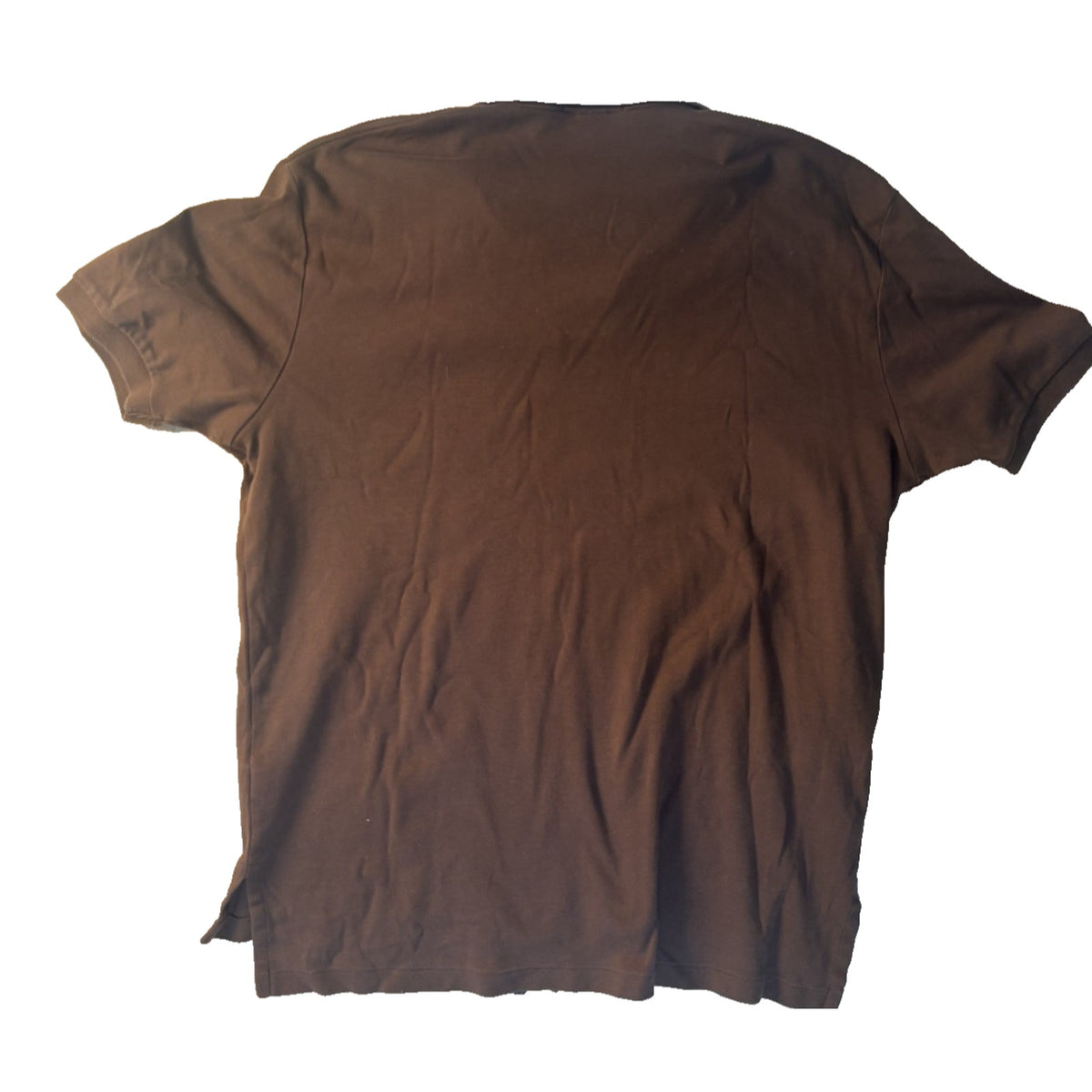 Copied - Polo Ralph Lauren Men Shirt Brown sz XL Casual Rugby Golf Preppy Green Pony MN01