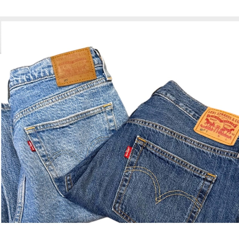 Levi's Jeans Lot 2 Blue Denim Red Tab Reseller Bundle #9