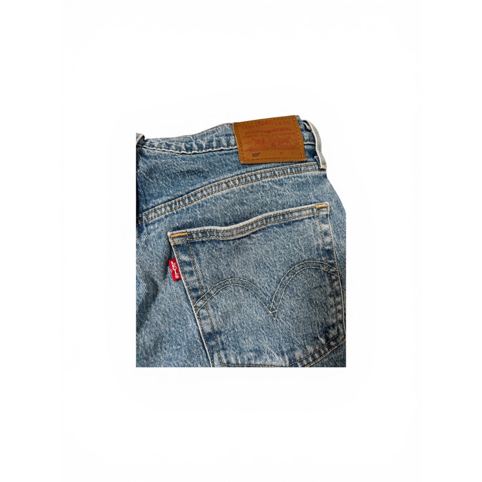 Levi's 501 Button Fly Jeans for woman, Light Blue - 5010134