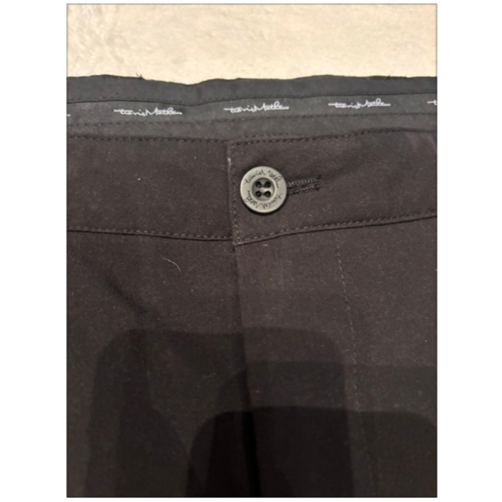 Copied - TravisMathew Mens 36 Black Golf Shorts Performance Stretch Casual Flat Front