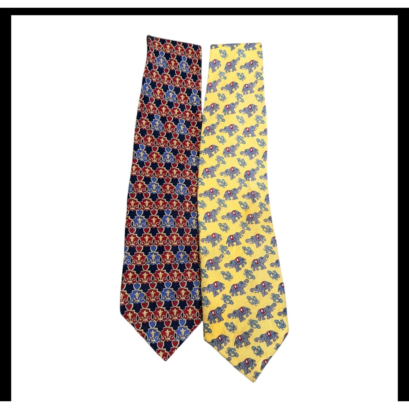 Robert Talbott Windsor Silk Ties Lot of 2 Mens Novelty