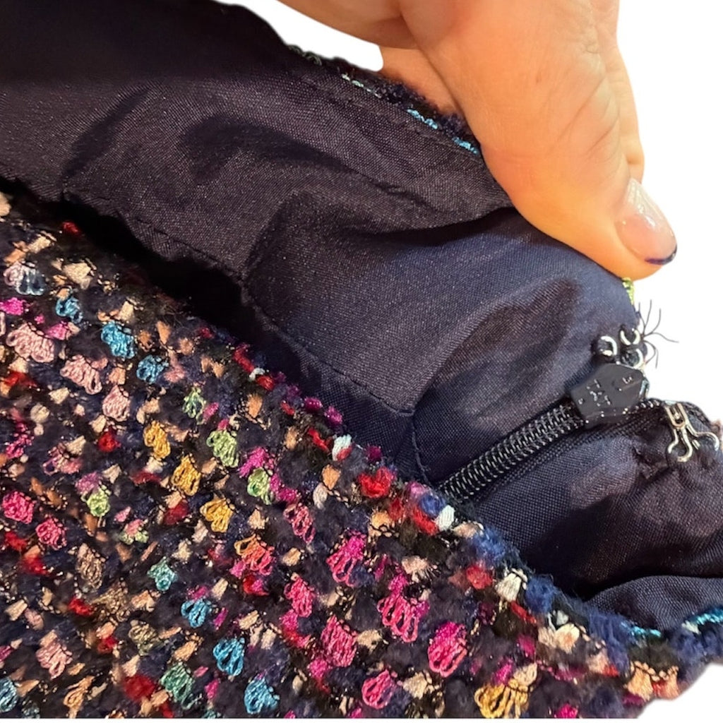 LOFT Women’s Size 6 Multicolor Tweed Skirt