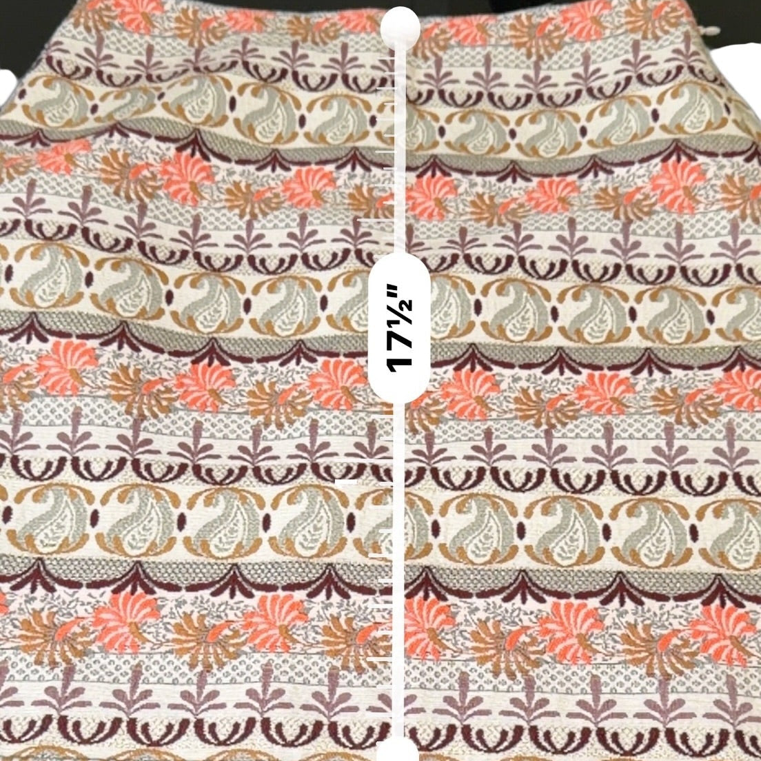 LOFT Petites 2 Skirt BUNDLE!!! Floral Jacquard Tapestry 0P
