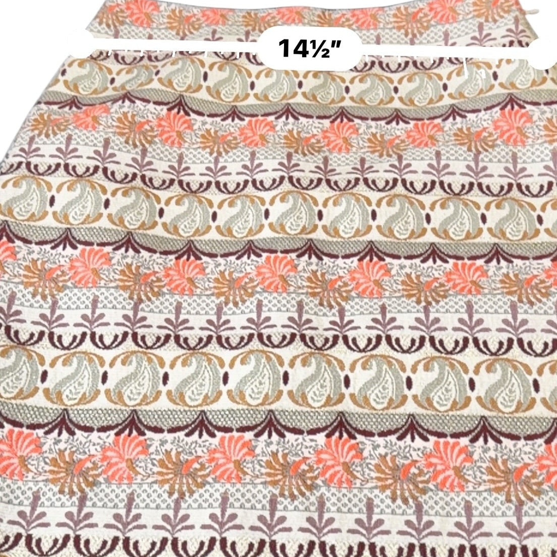 LOFT Petites 2 Skirt BUNDLE!!! Floral Jacquard Tapestry 0P