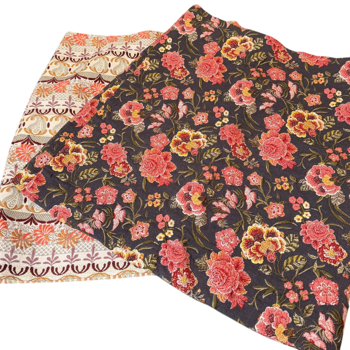 LOFT Petites 2 Skirt BUNDLE!!! Floral Jacquard Tapestry 0P
