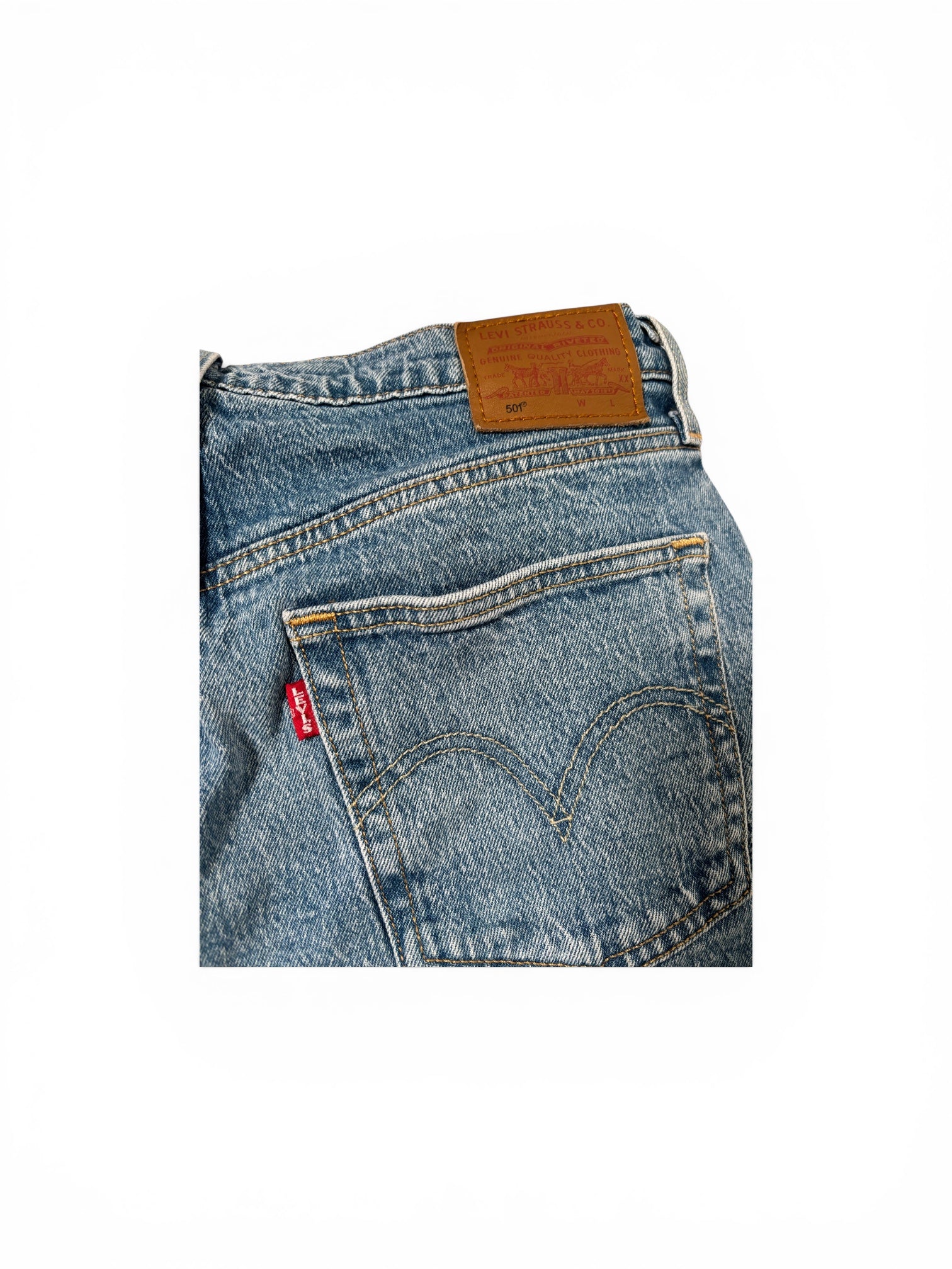 Levi's 501 Button Fly Jeans for woman, Light Blue - 5010134