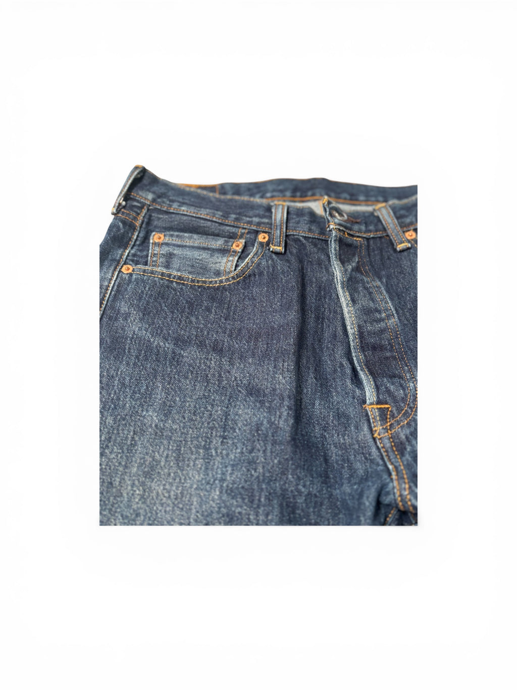 Levi's Men's 501 34x30 Original Straight Fit Jeans - Dark Wash 5010135