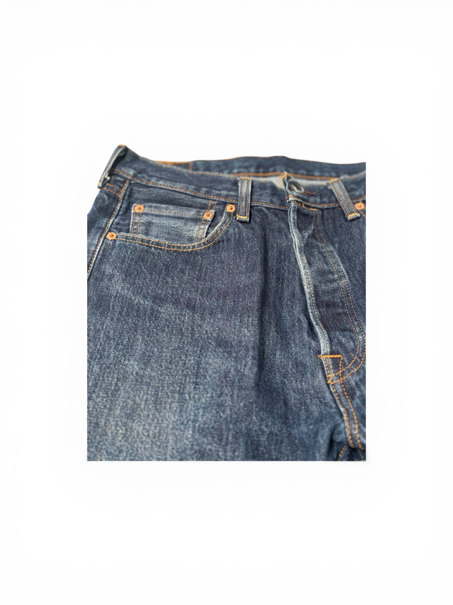 Levi's Men's 501 34x30 Original Straight Fit Jeans - Dark Wash 5010135