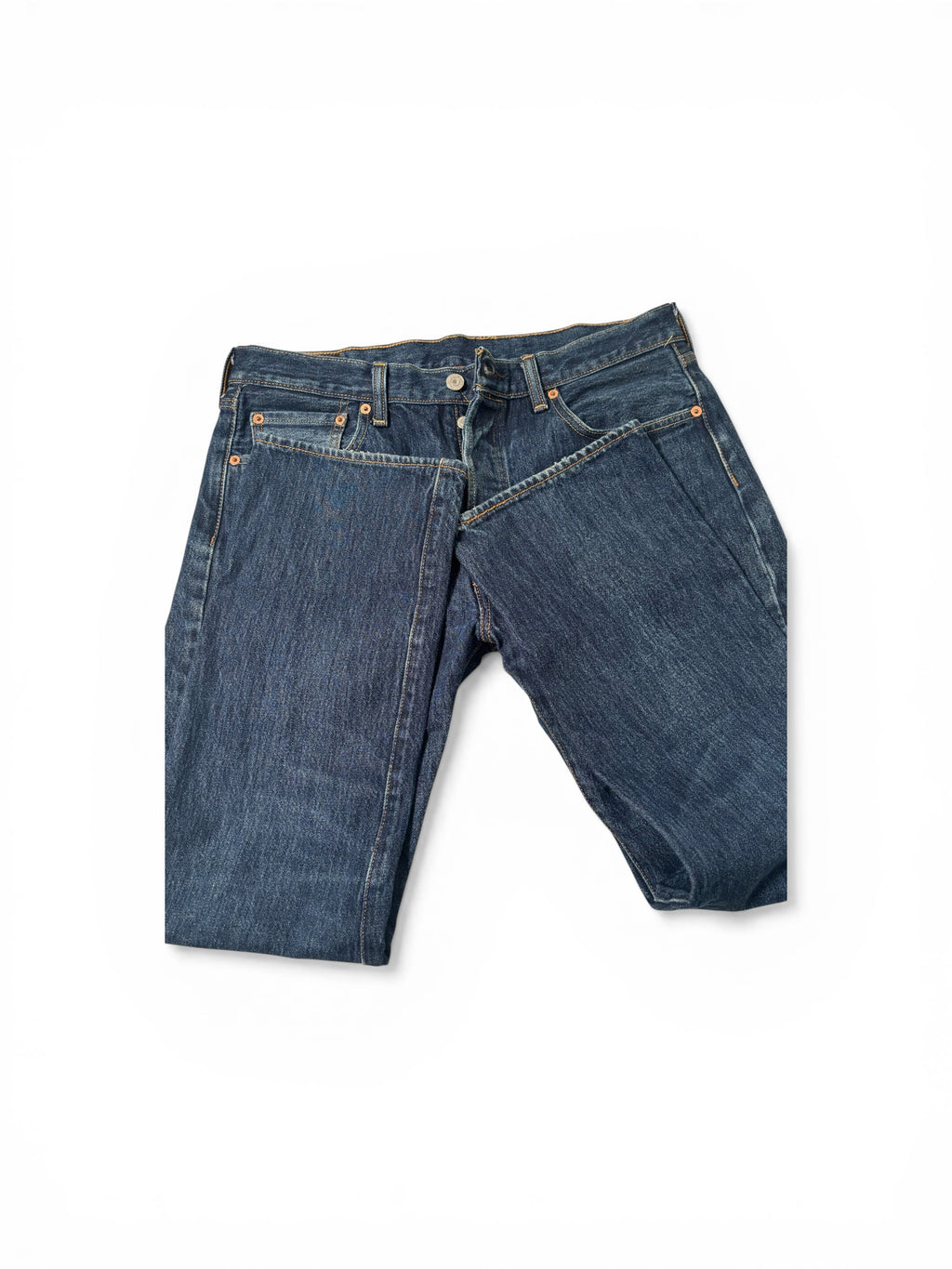 Levi's Men's 501 34x30 Original Straight Fit Jeans - Dark Wash 5010135