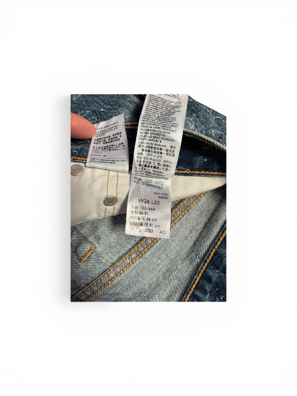 Levi’s 501 Paisley Print Jeans Woman Button Fly Straight Leg Bandana 5010136
