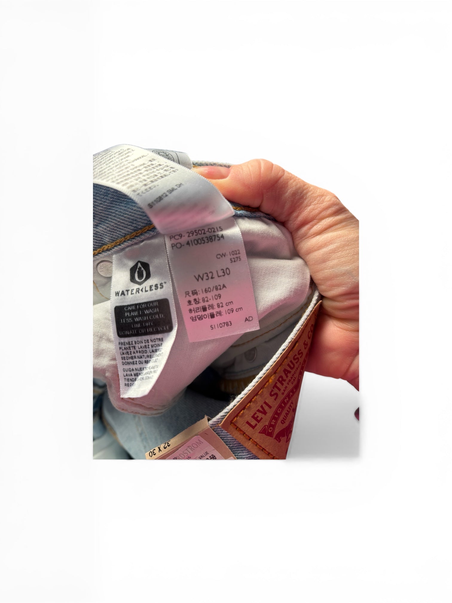 Levi's 501 High Rise Button Fly jeans in size W32 L30 - 5010138