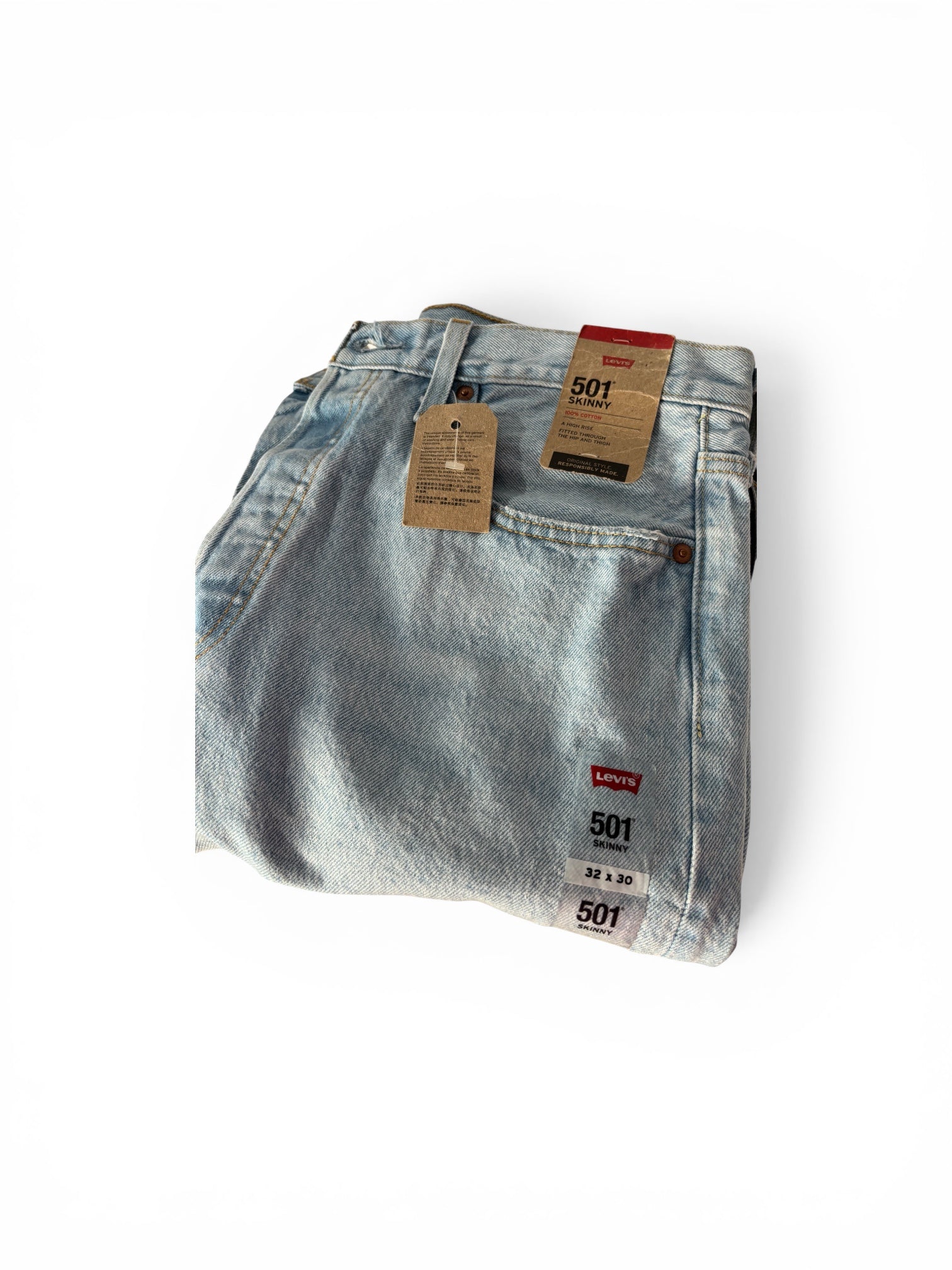 Levi's 501 High Rise Button Fly jeans in size W32 L30 - 5010138