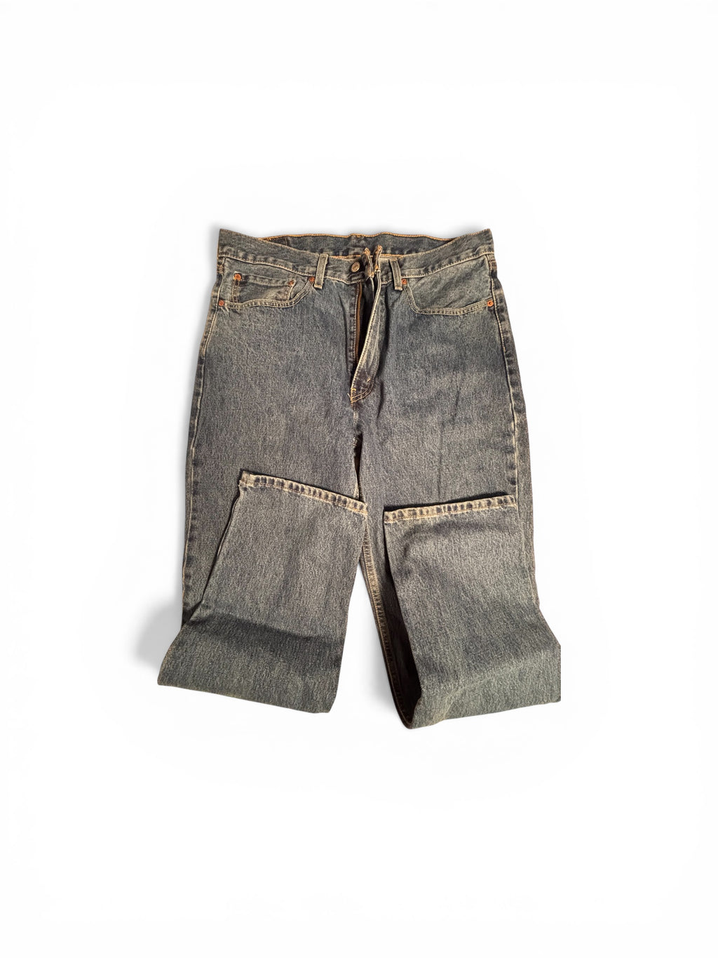 Levi’s 550 Men’s Relaxed Fit Tapered Leg Jeans W36 L34 Blue Denim - 5500101