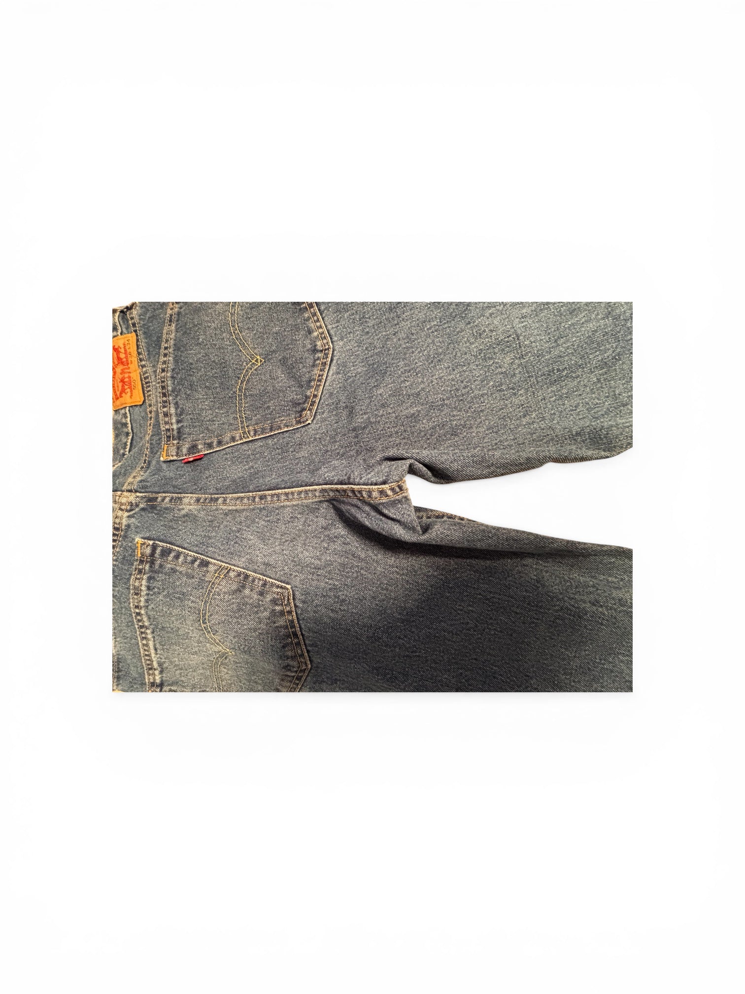 Levi’s 550 Men’s Relaxed Fit Tapered Leg Jeans W36 L34 Blue Denim - 5500101