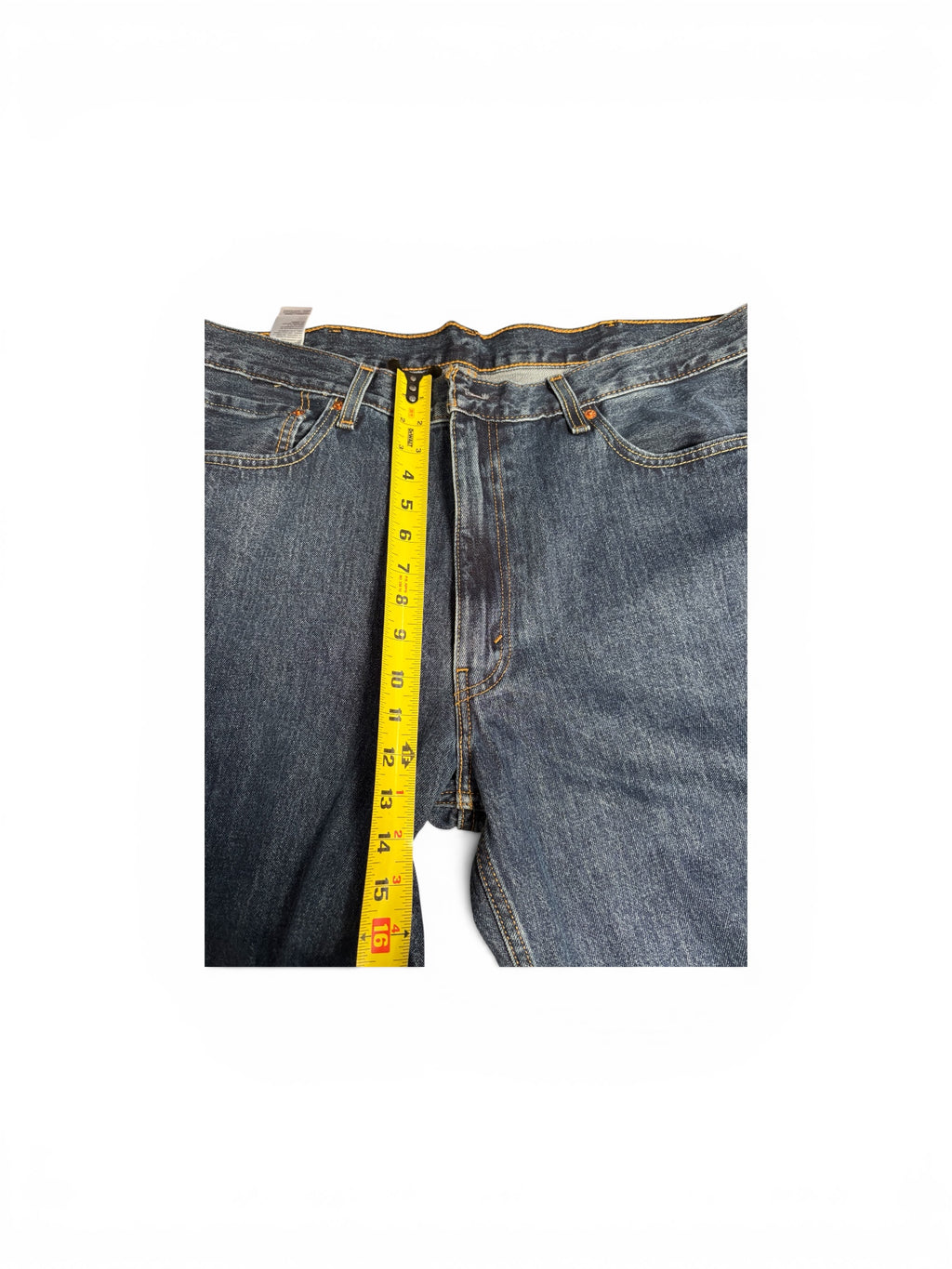 Levi’s 550 Men’s Relaxed Fit Tapered Leg Jeans W40 L30 Blue Denim - 5500102