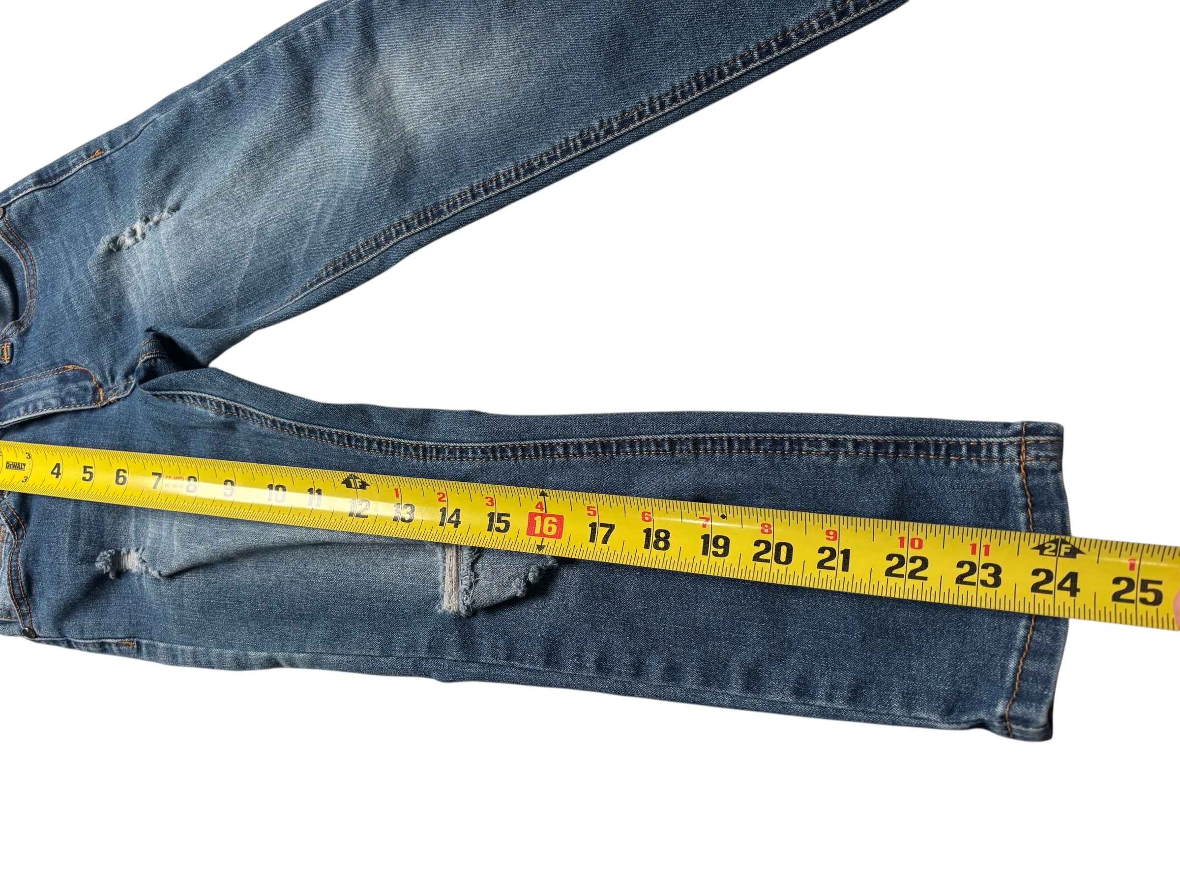 Joe’s Jeans KIDS Paperbag Waist Denim Shorts – Blue Gray – Tie Belt KDS03