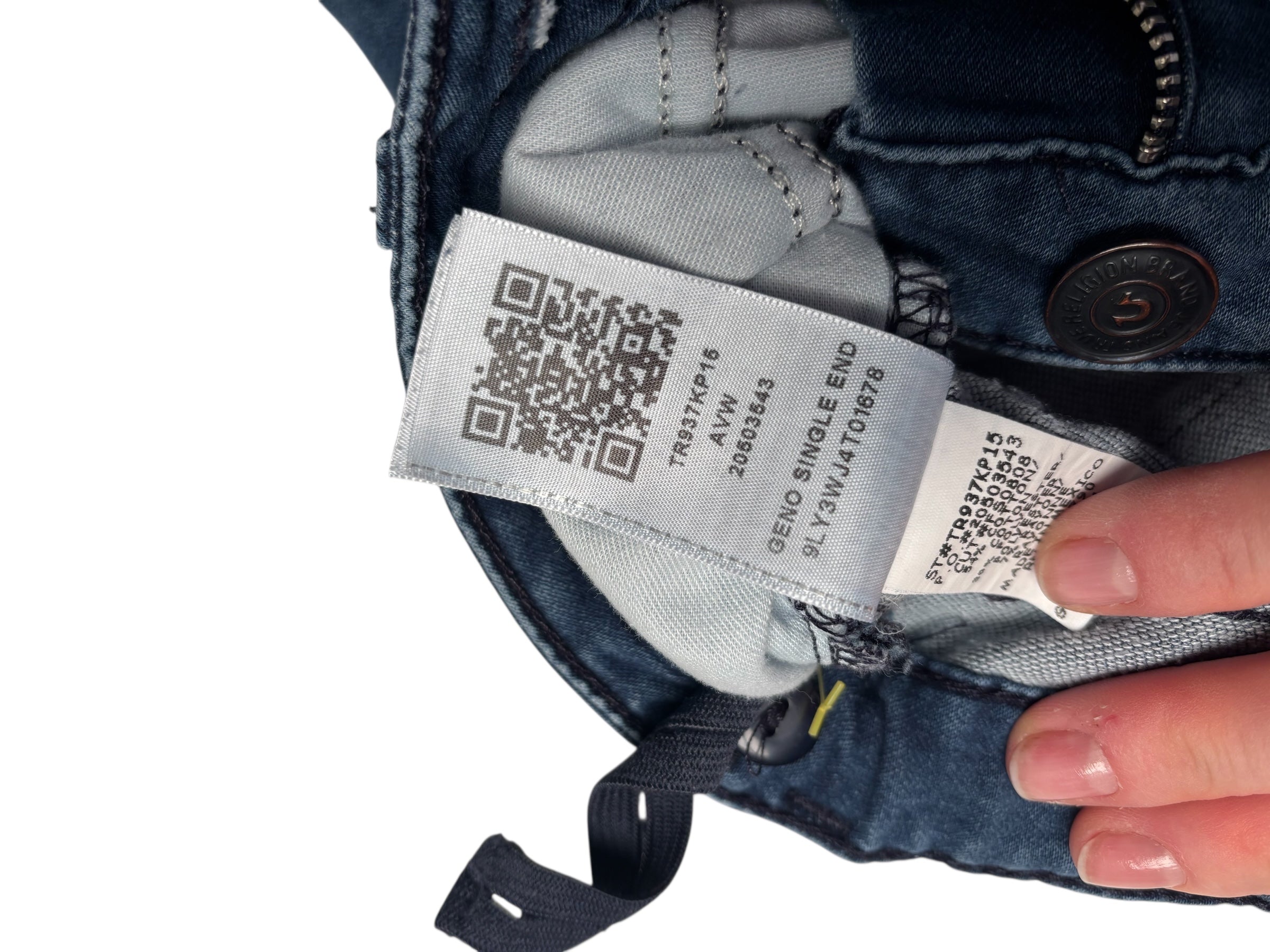 True Religion KIDS Jeans Flap Pocket Blue Denim Bootcut Straight Y2K KDS04