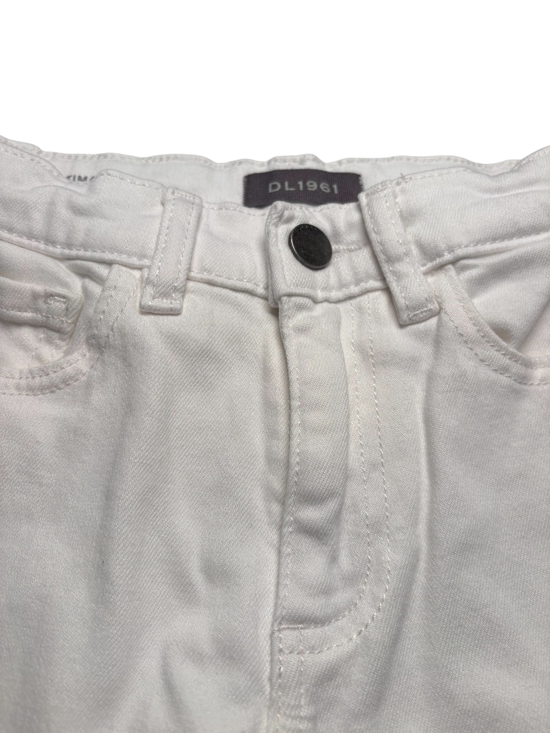 DL1961 KIDS White Jeans Straight Leg Mid Rise Premium Denim KDS05