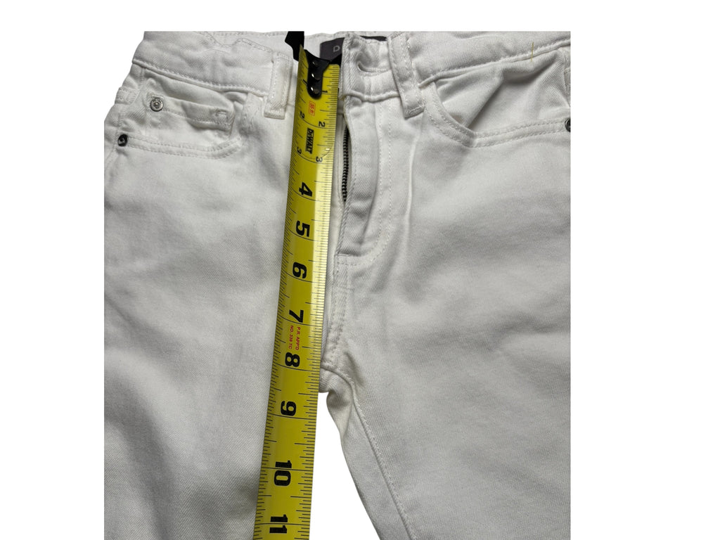 DL1961 KIDS White Jeans Straight Leg Mid Rise Premium Denim KDS05
