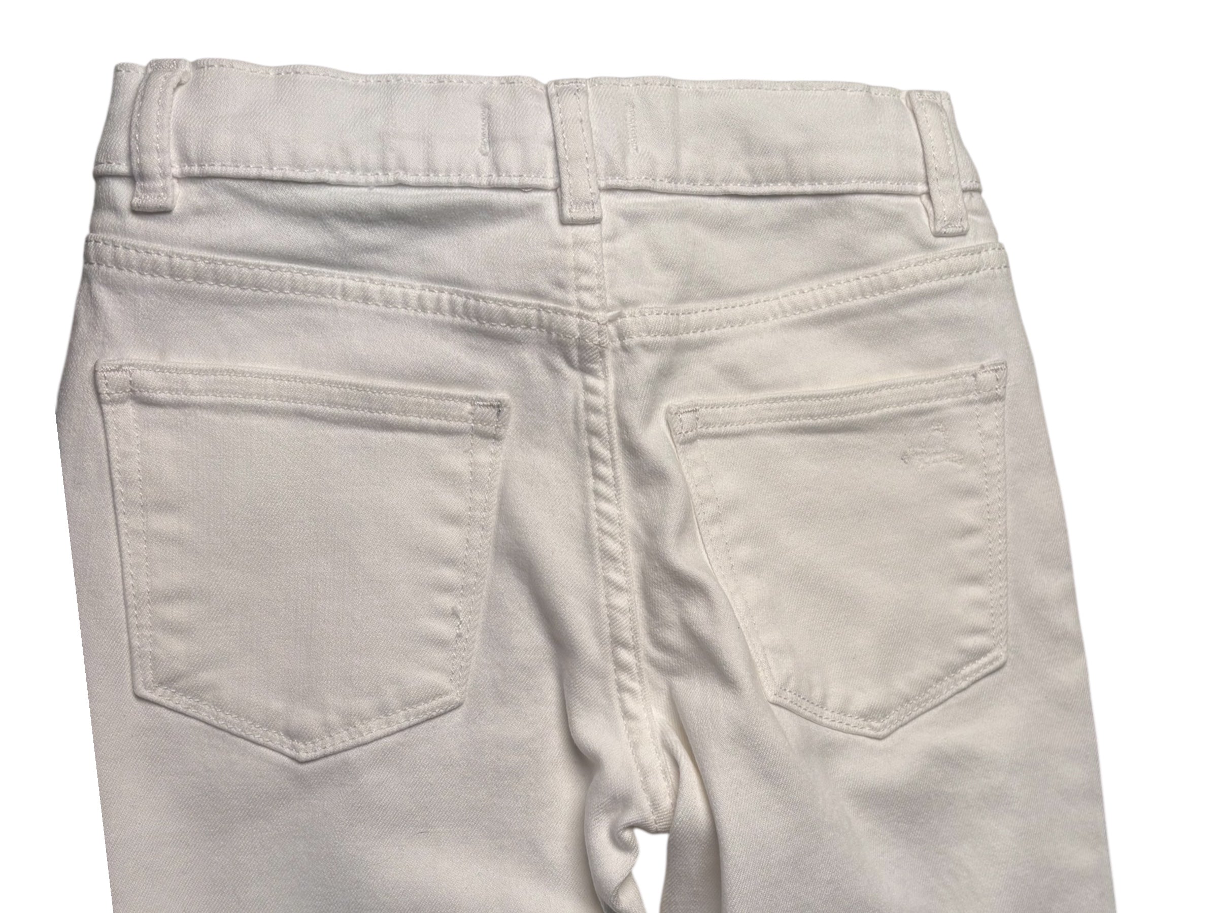 DL1961 KIDS White Jeans Straight Leg Mid Rise Premium Denim KDS05