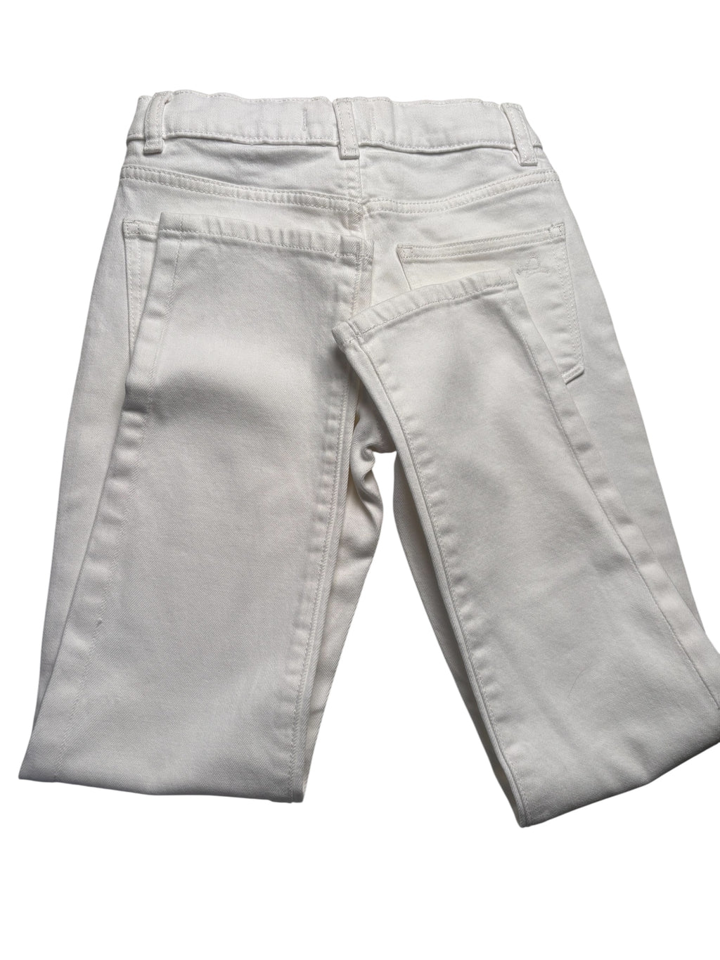 DL1961 KIDS White Jeans Straight Leg Mid Rise Premium Denim KDS05