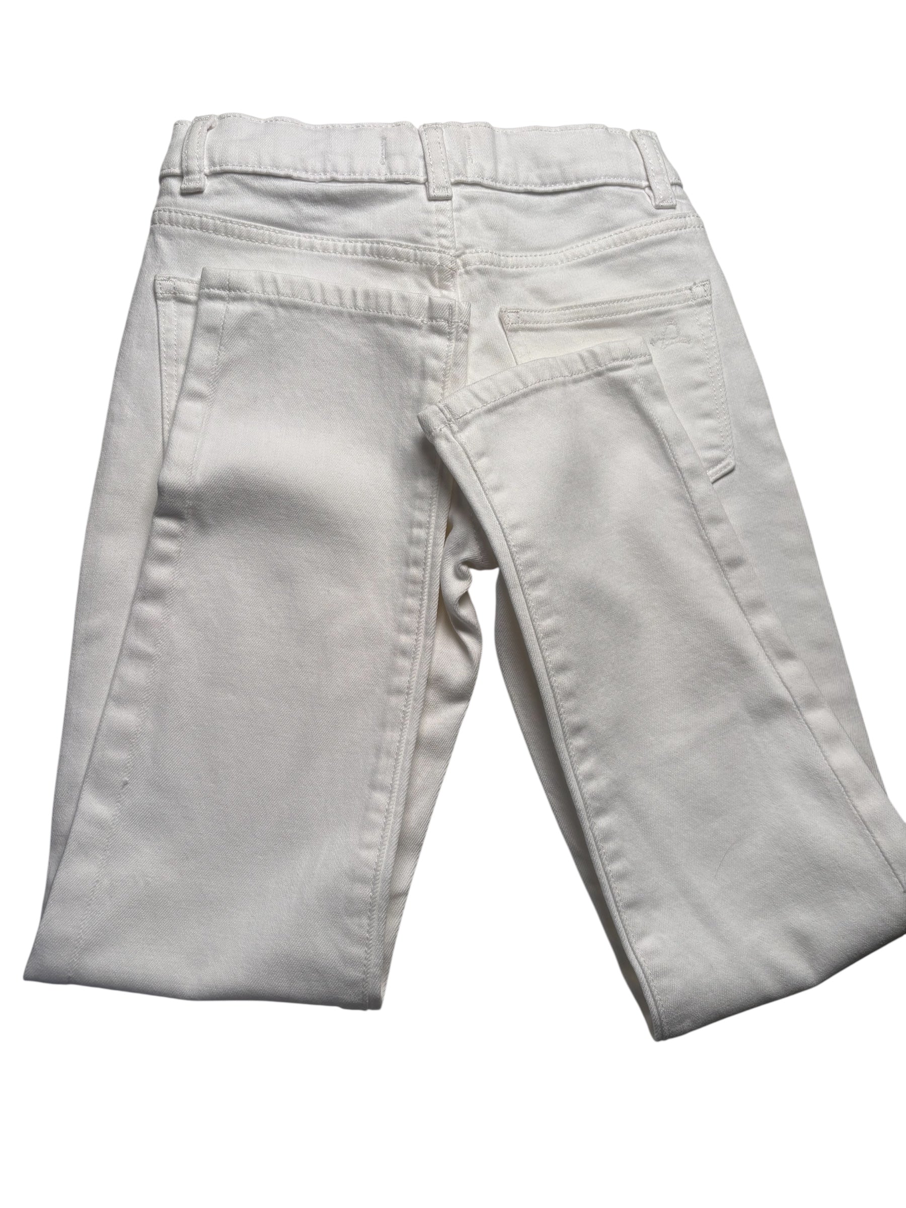 DL1961 KIDS White Jeans Straight Leg Mid Rise Premium Denim KDS05