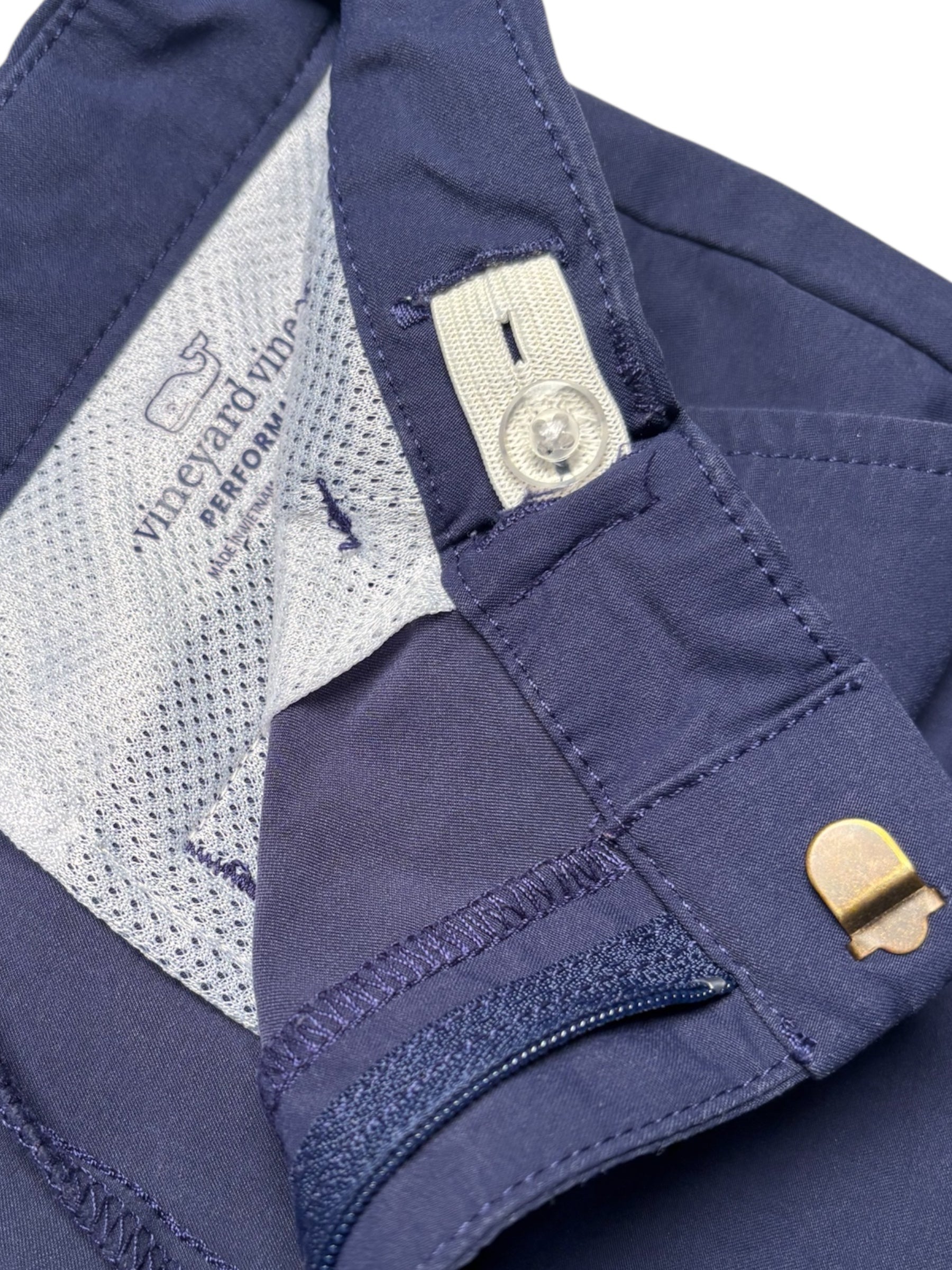 Vineyard Vines Performance KIDS'S Golf Shorts Blue Stretch Lightweight KDS06