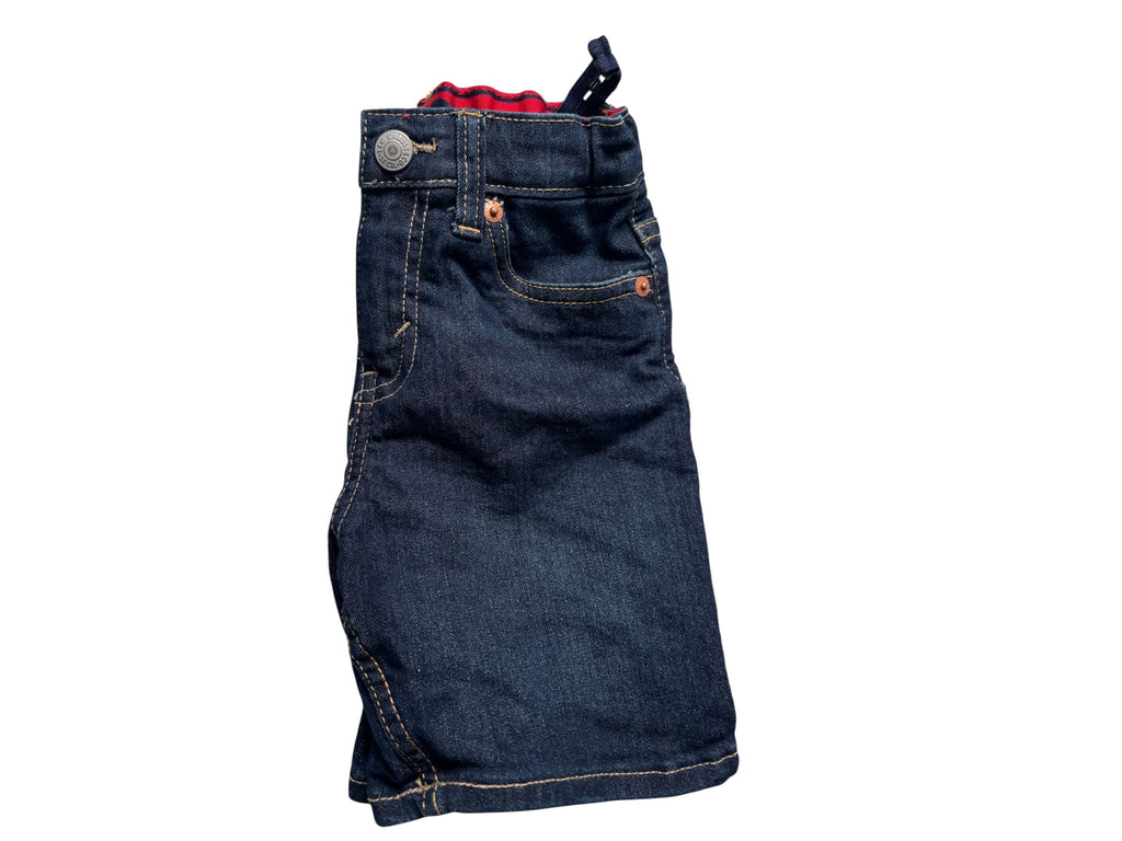 Levi’s Boys Denim Shorts Dark Wash Blue Jean Shorts Classic Kids Casual KDS07