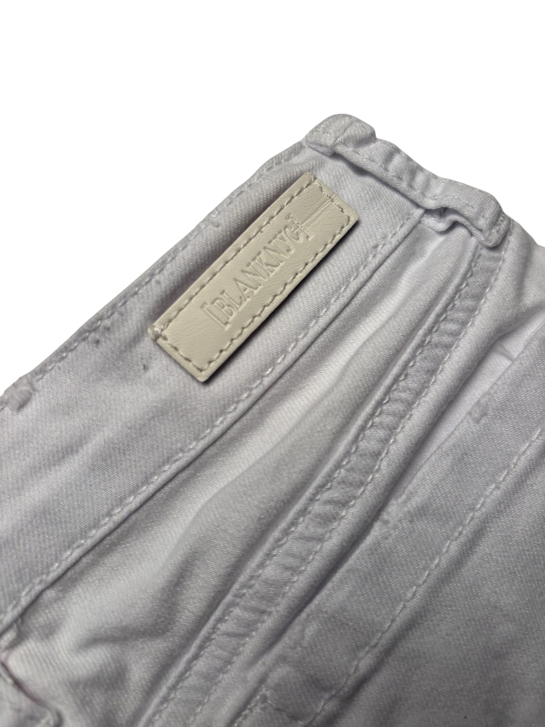 Blank NYC White KIDS Denim Shorts Cutoff Frayed Stretch Summer CasualKID'S KDS08