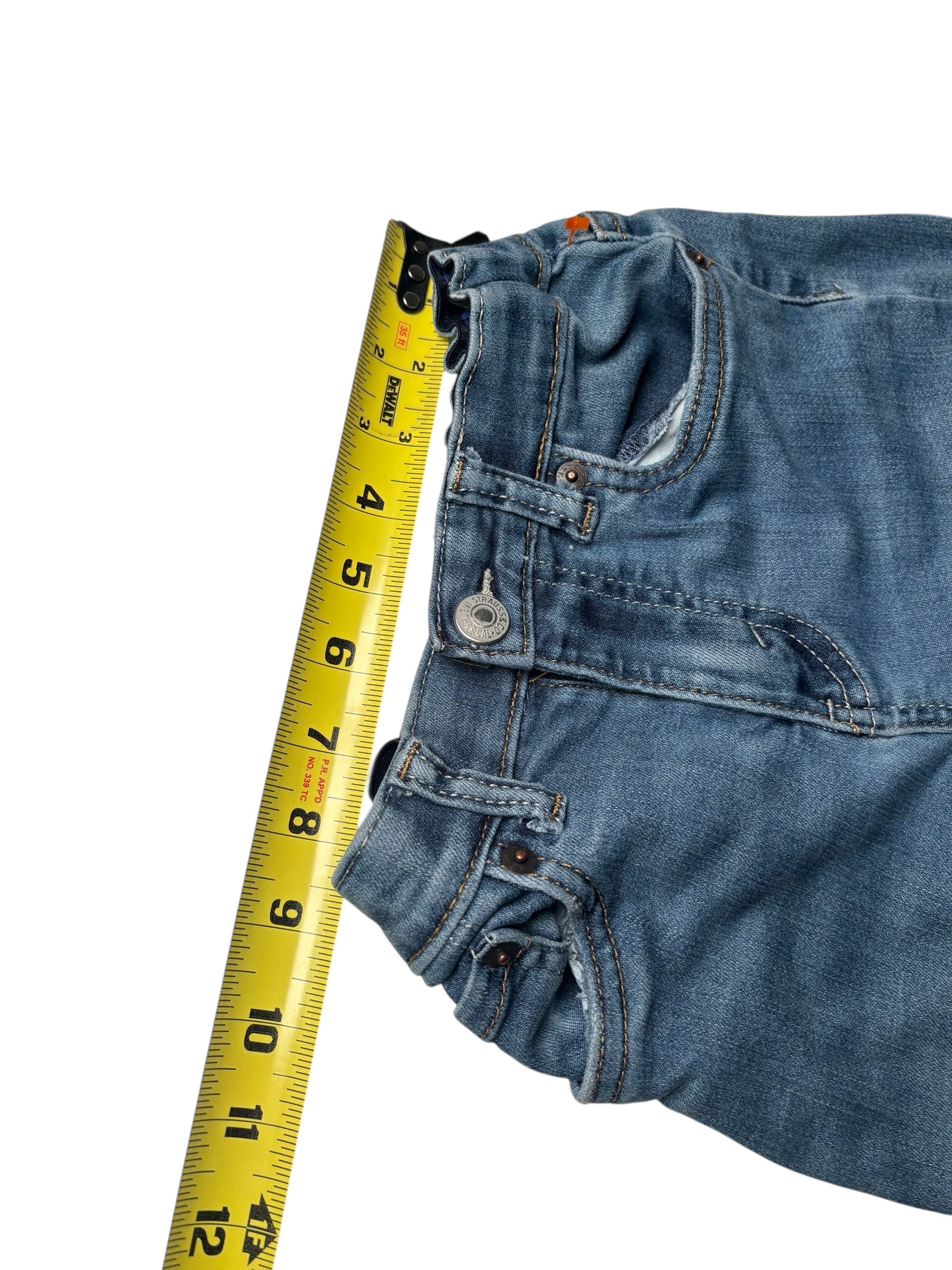 Levi’s 502 KIDS Tapered Jeans Light Wash Stretch Denim KDS12