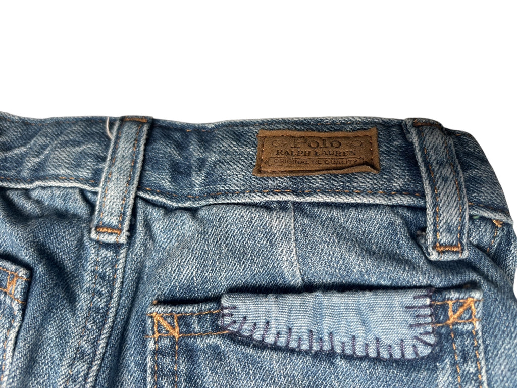 Polo Ralph Lauren Girls Denim Shorts Button Fly Blue Jean Shorts KDS14