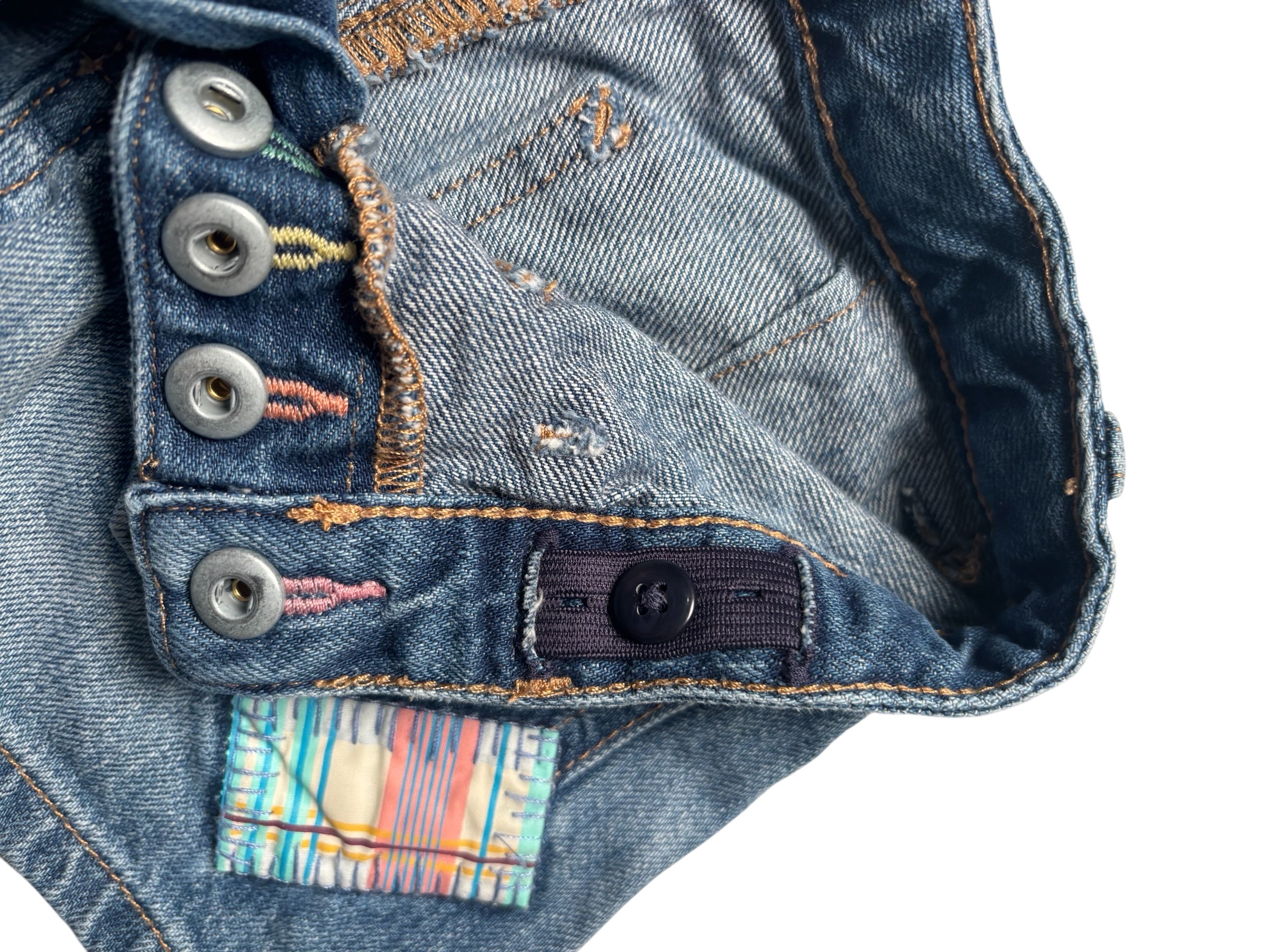 Polo Ralph Lauren Girls Denim Shorts Button Fly Blue Jean Shorts KDS14