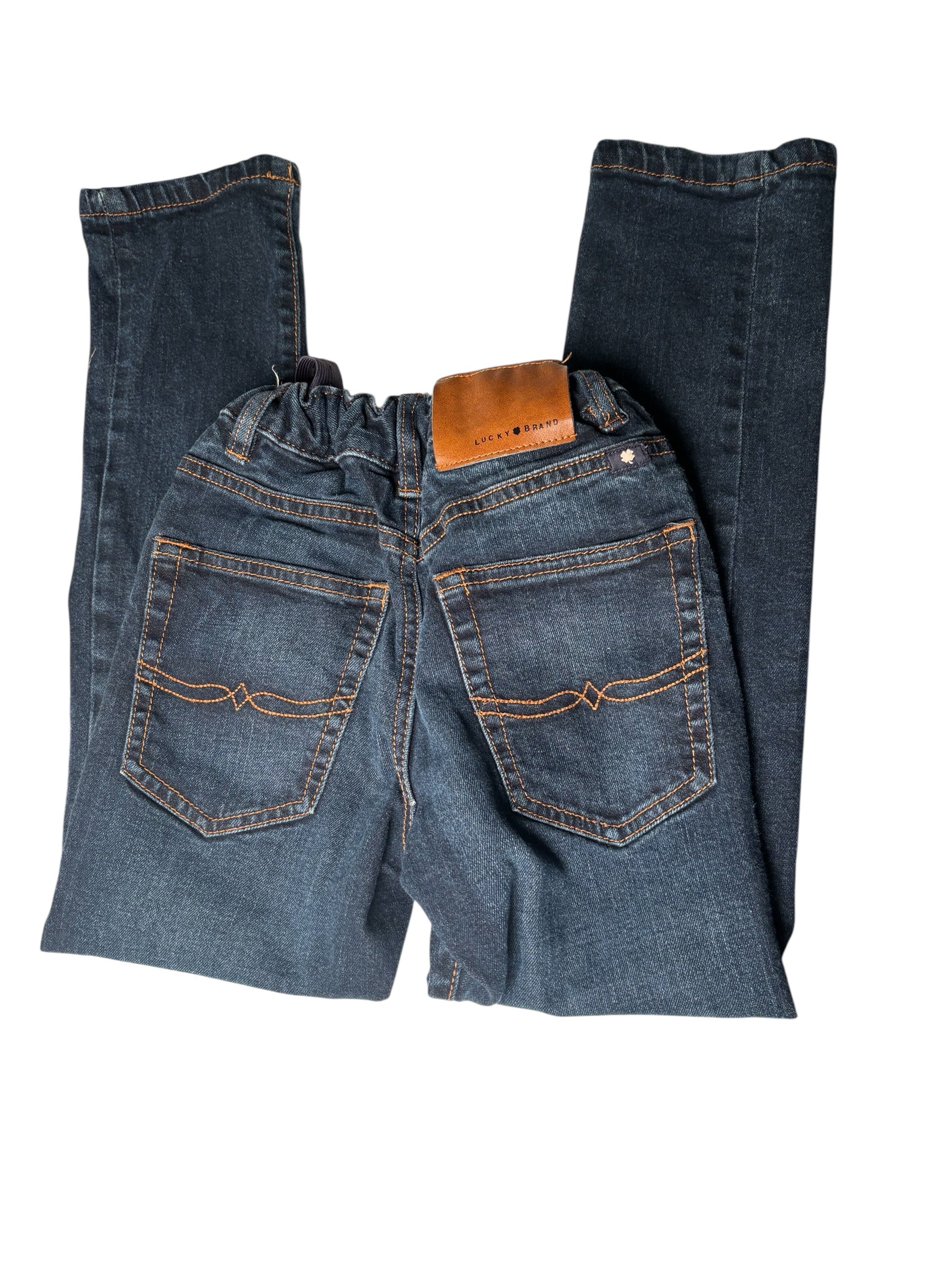 True Religion KIDS Skinny Straight Jeans Blue Denim Flap Pocket KDS18