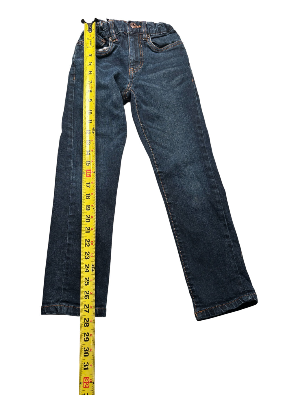 True Religion KIDS Skinny Straight Jeans Blue Denim Flap Pocket KDS18