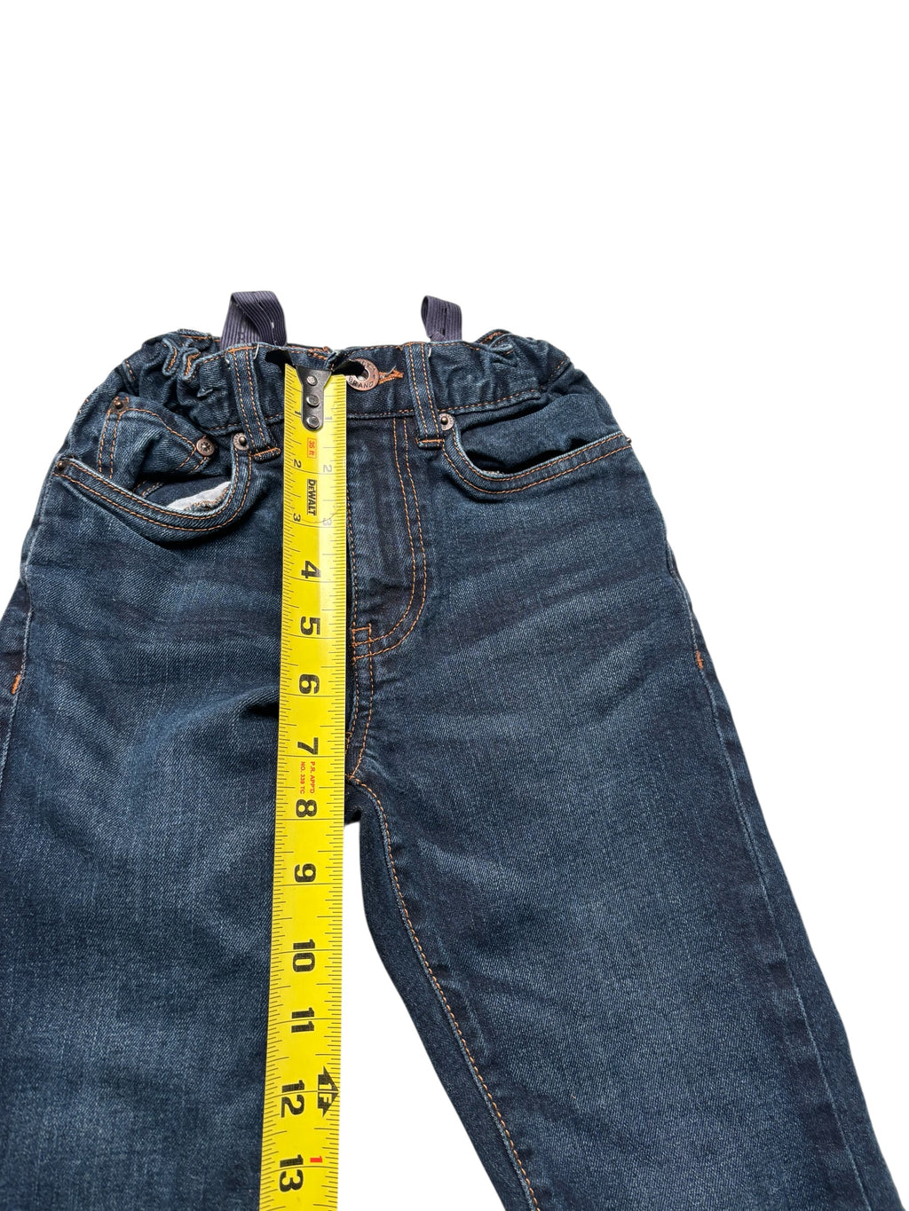 True Religion KIDS Skinny Straight Jeans Blue Denim Flap Pocket KDS18