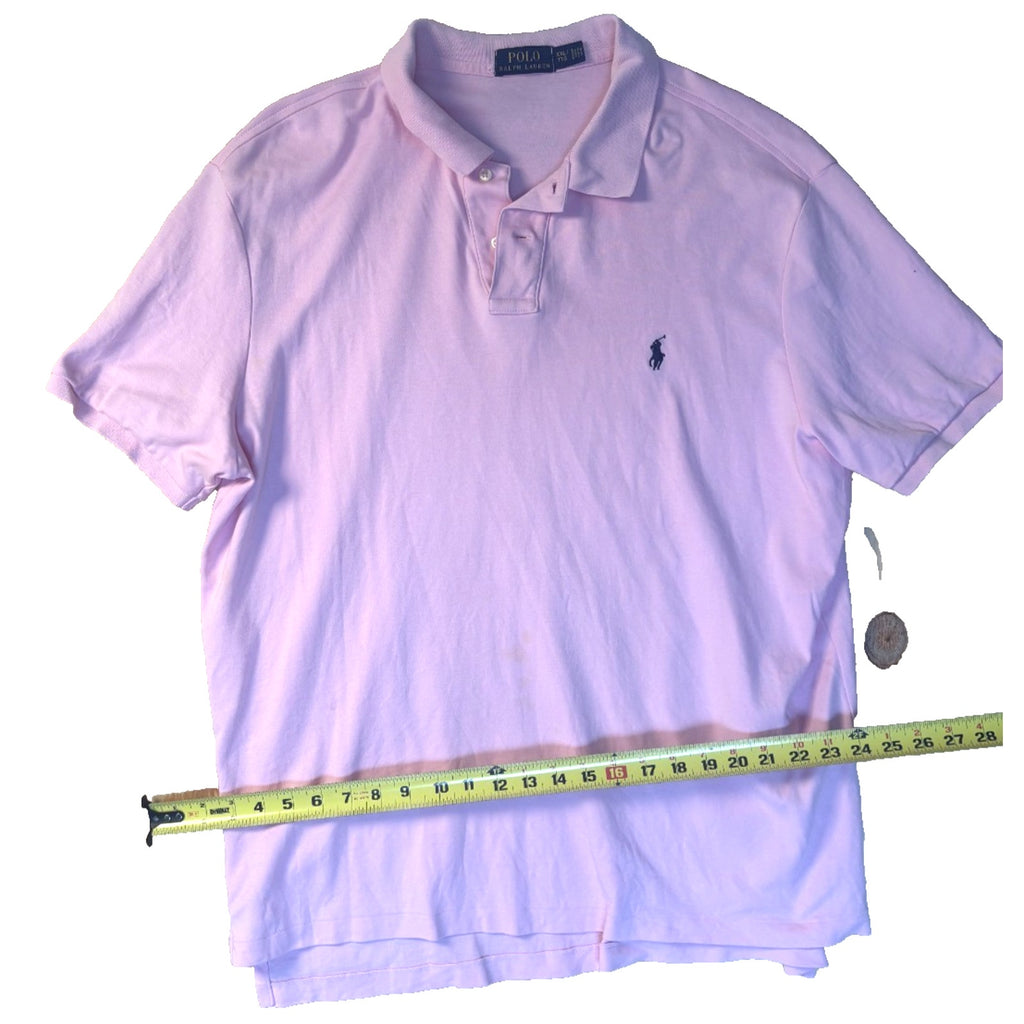 Copied - Polo Ralph Lauren Pink Polo Shirt Men’s XL Tall Short Sleeve Pony Logo