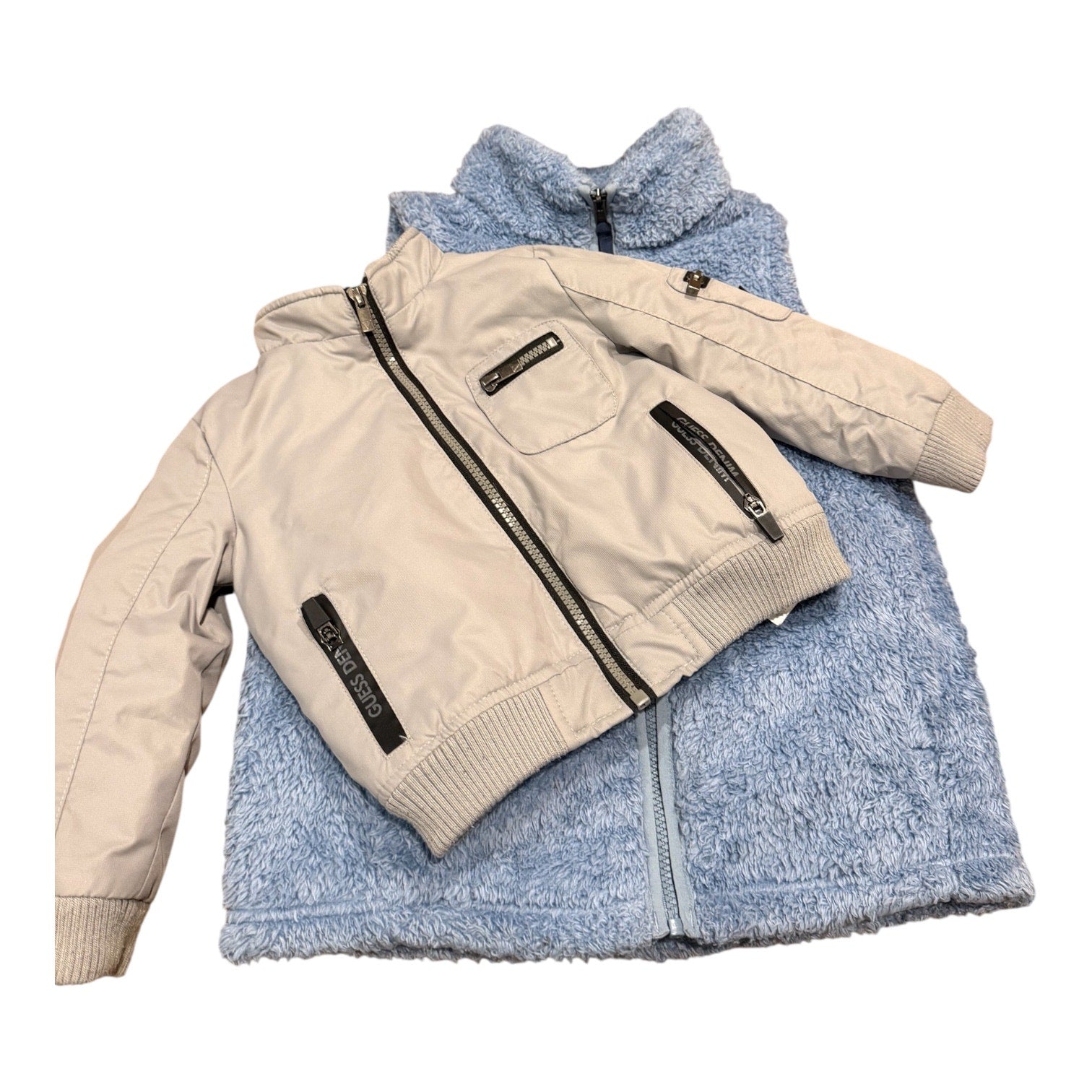 Patagonia Kids XL 14 Fleece Jacket + GUESS Bomber Bundle