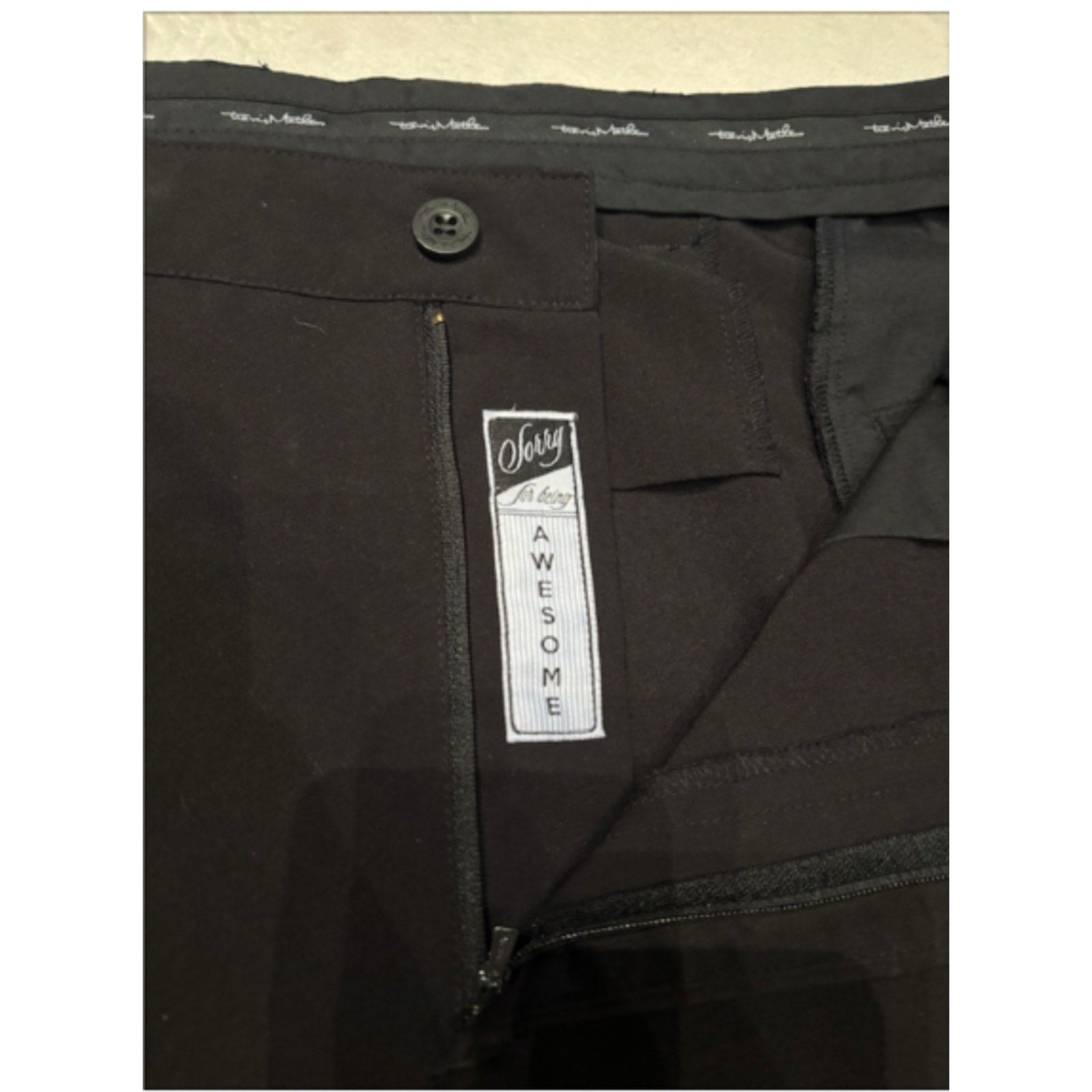 Copied - TravisMathew Mens 36 Black Golf Shorts Performance Stretch Casual Flat Front