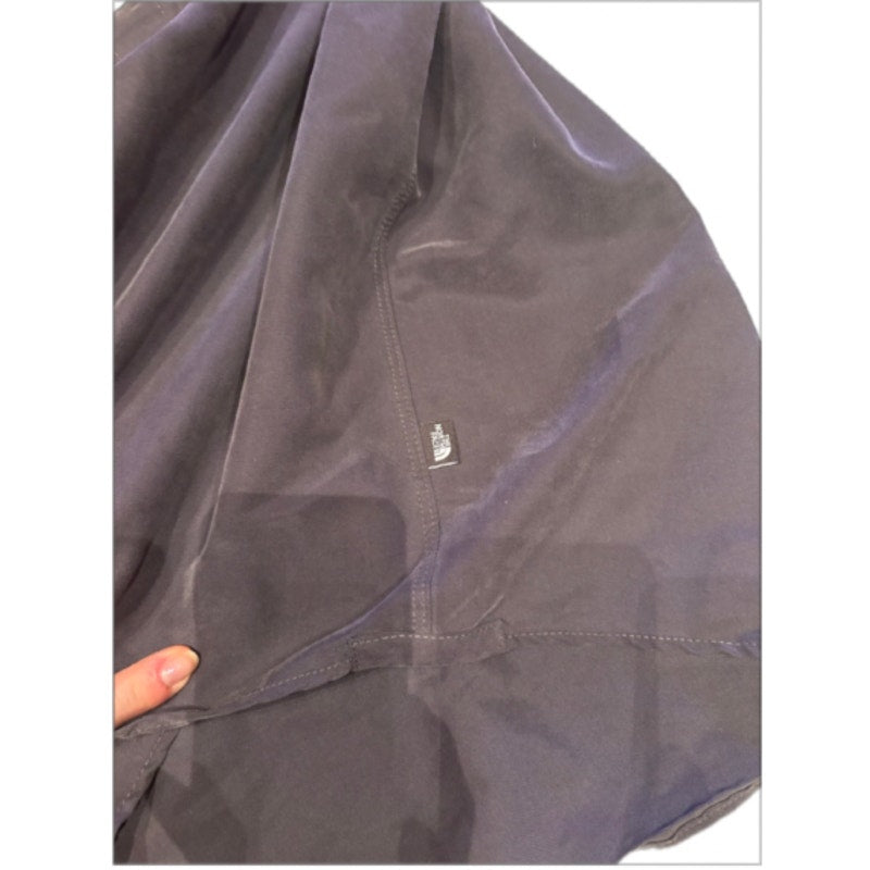 The North Face XXL Tall Gray Vented Outdoor Hiking Fishing Button Up Shirt Mens
