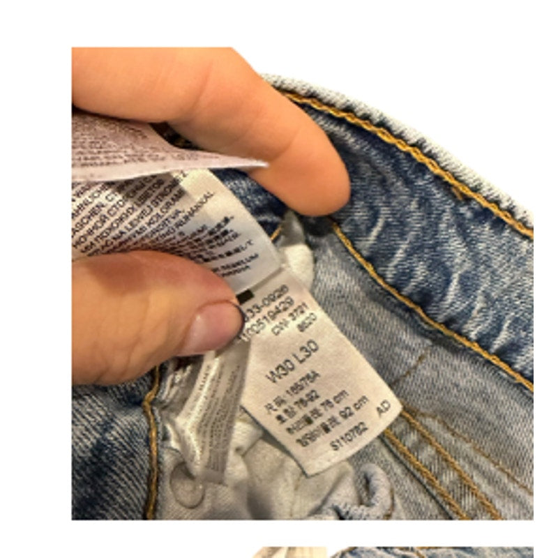 Levi's Jeans Lot 3 505 512 527 Men's W30 Denim Bundle #5