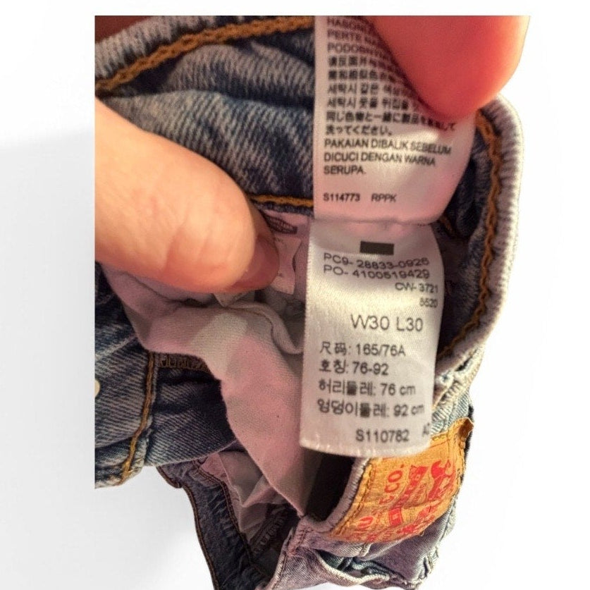 Levi’s 515 Women’s Bootcut Jeans W30 L30 Blue Denim Made in Mexico - 5150101