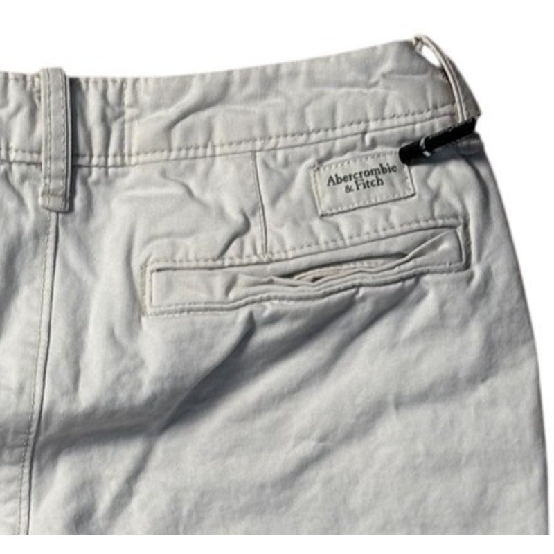 Abercrombie & Fitch Women’s Khaki Shorts Size 28 Casual Chino Summer SHT06