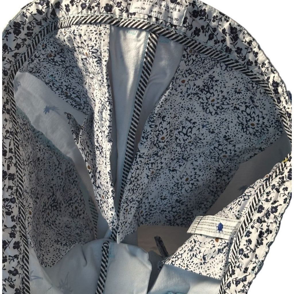 J.Crew Pink Whale BLUE Shorts Women’s Embroidered Preppy Casual SHT07