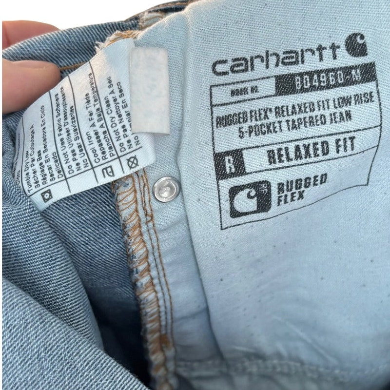 Carhartt Jeans MEN'S Relaxed Fit Straight Leg Workwear 40/30