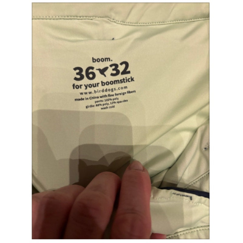 Birddogs Mens Navy Stretch Performance Pants 36x32 Golf Casual Chino