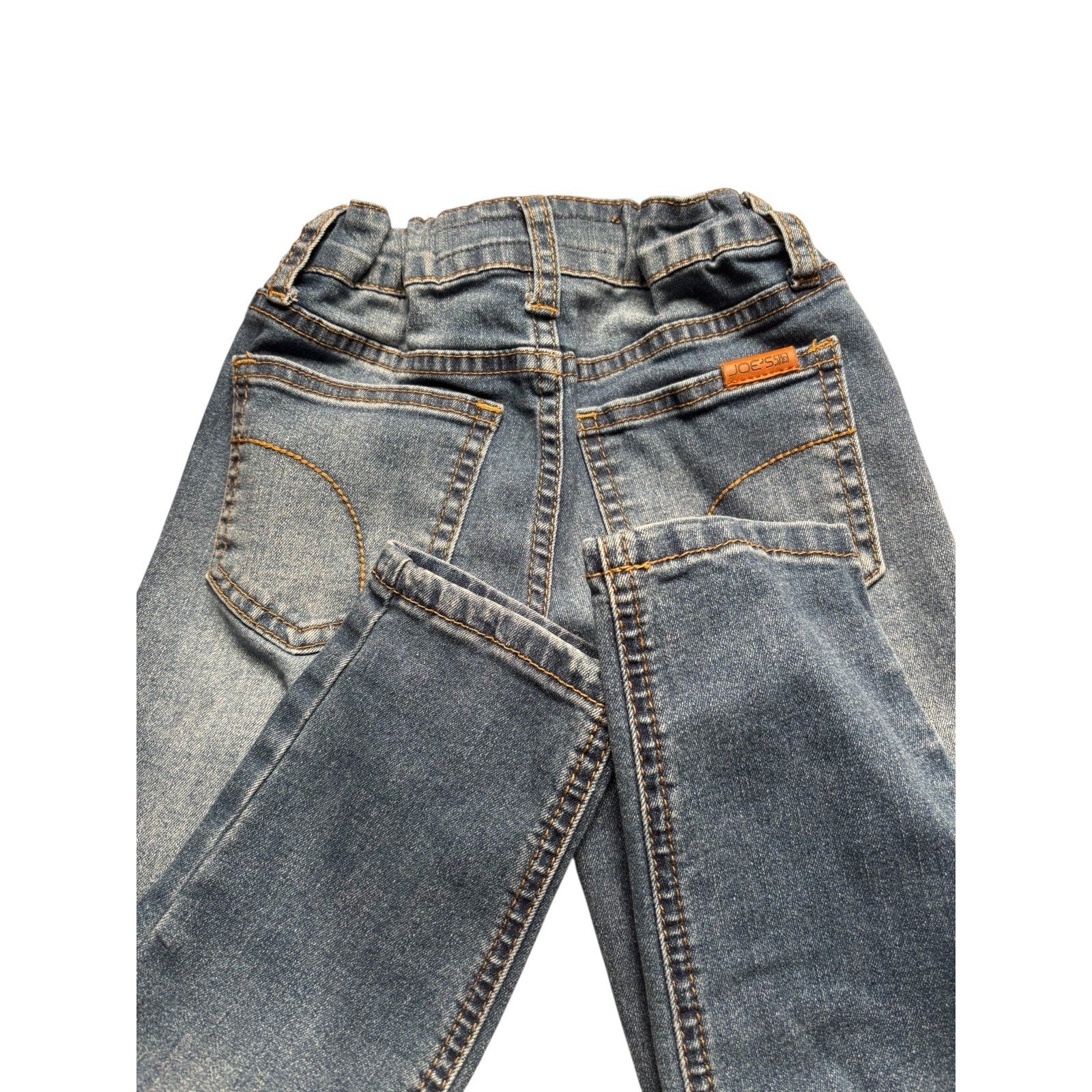 Joe’s Jeans KIDS Paperbag Waist Denim Shorts – Blue Gray – Tie Belt KDS03